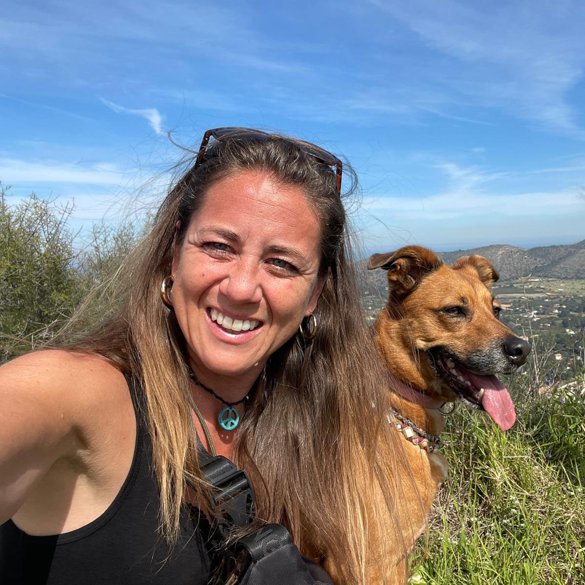 Katrin Linnemann mit Hund